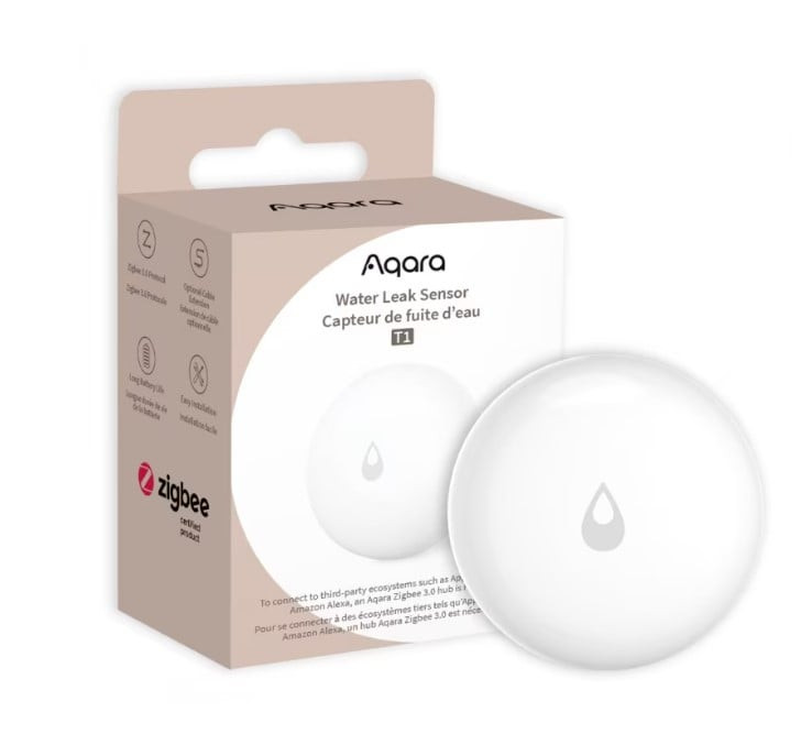 senzor de inundatie aqara water leak sensor t1, zigbee